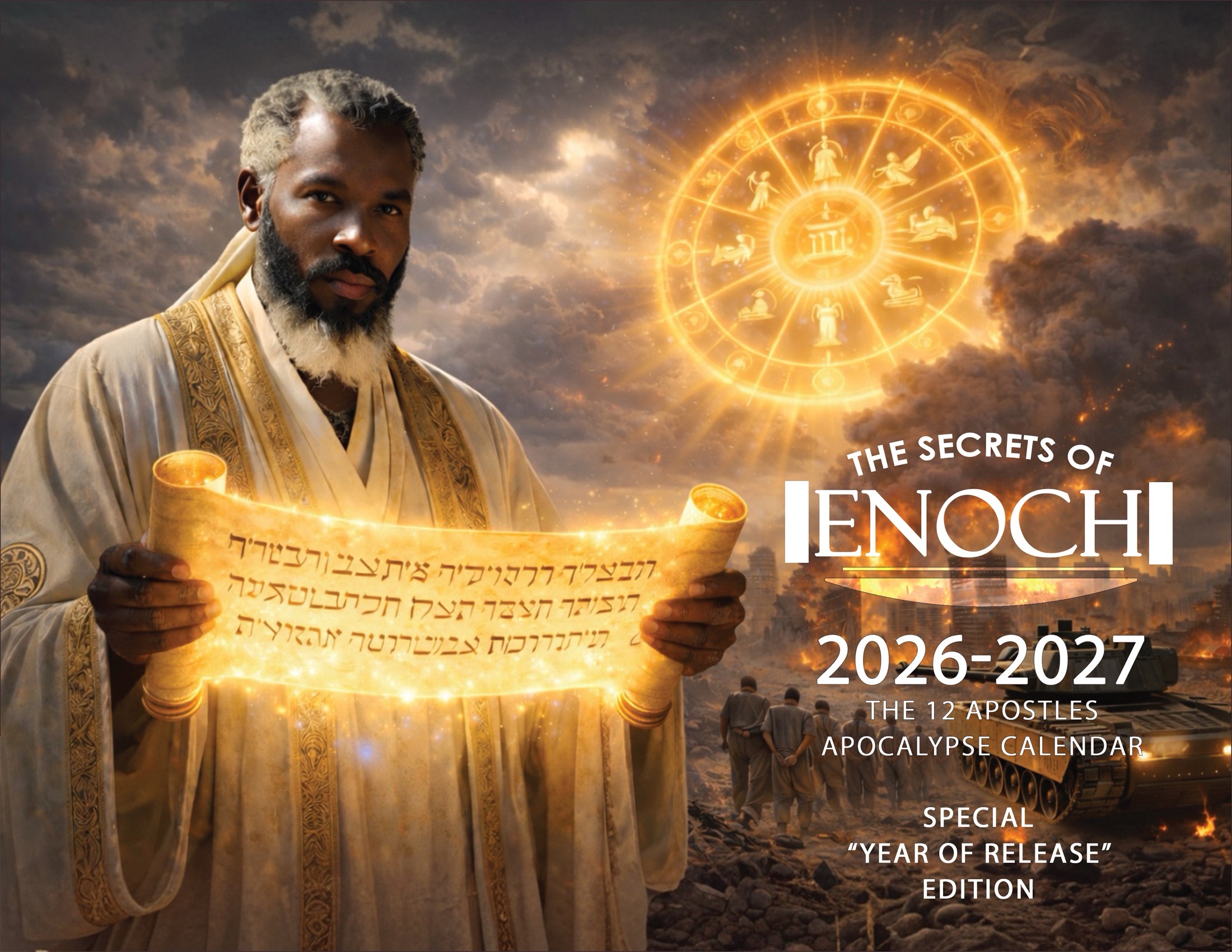 2026-2027 OFFICIAL ENOCH CALENDAR-THE 12 APOSTLES APOCALYPSE EDITION!